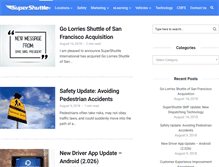 Tablet Screenshot of operatorblog.supershuttle.com